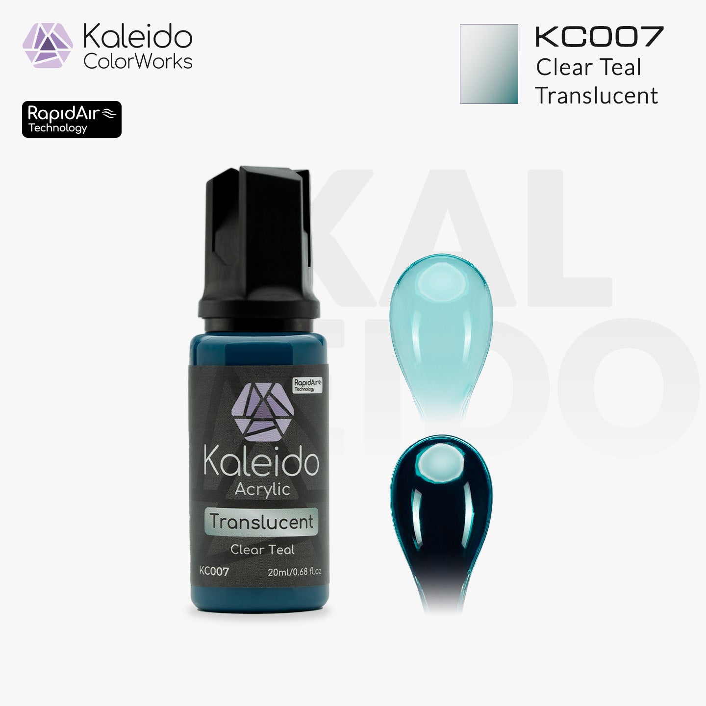 KC007 Translucent Teal 20ml