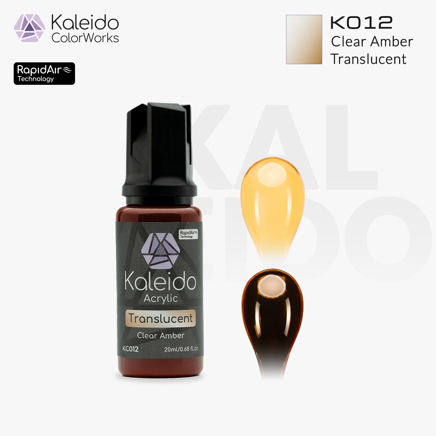 KC012 Translucent Amber 20ml
