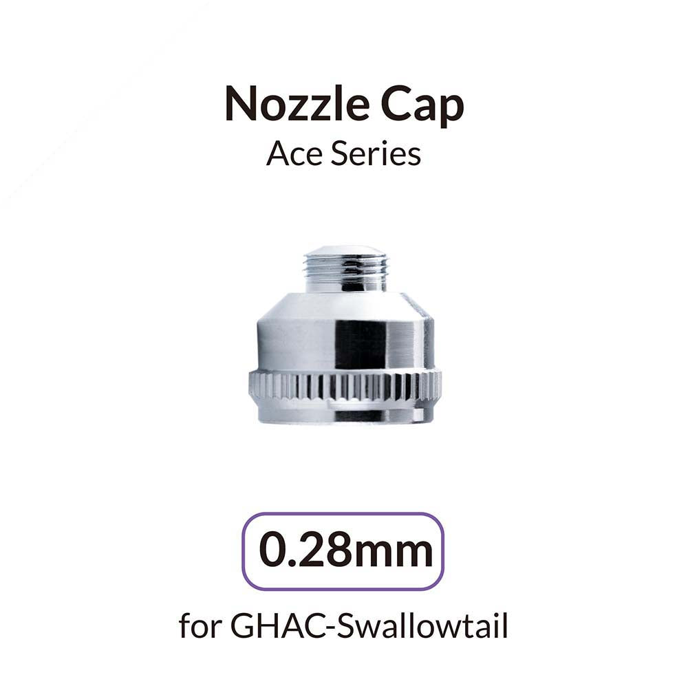 Airbrush 0.28mm Nozzle Cap for GHAC-Swallowtail