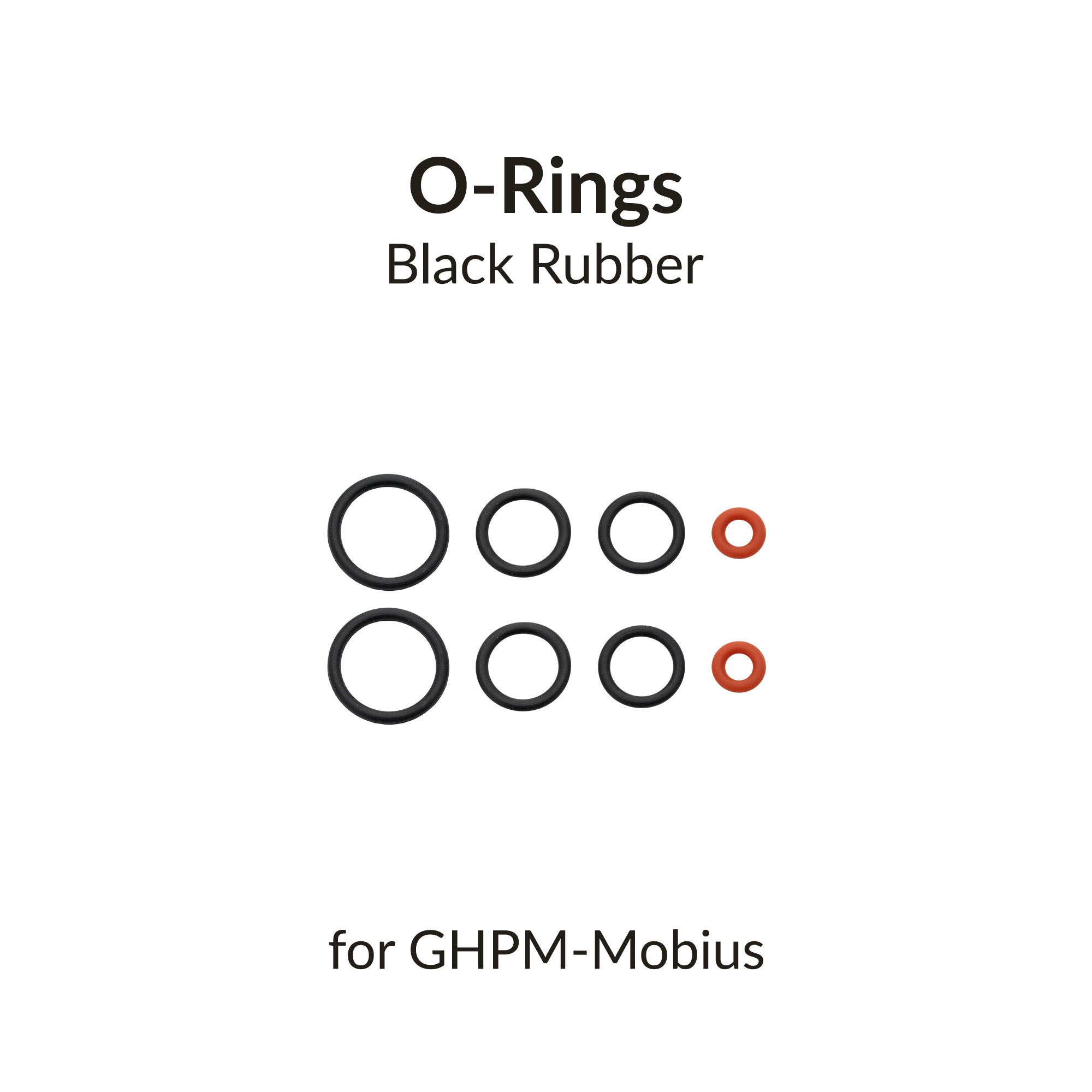 Black O-Rings for Mobius TG