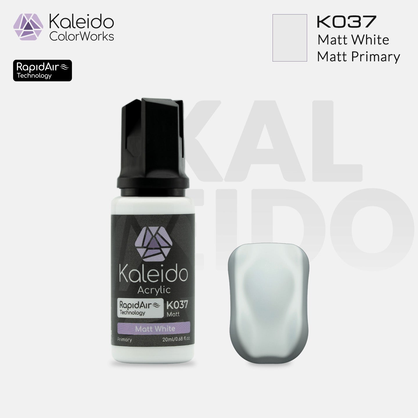 K037 Matt White 20ml
