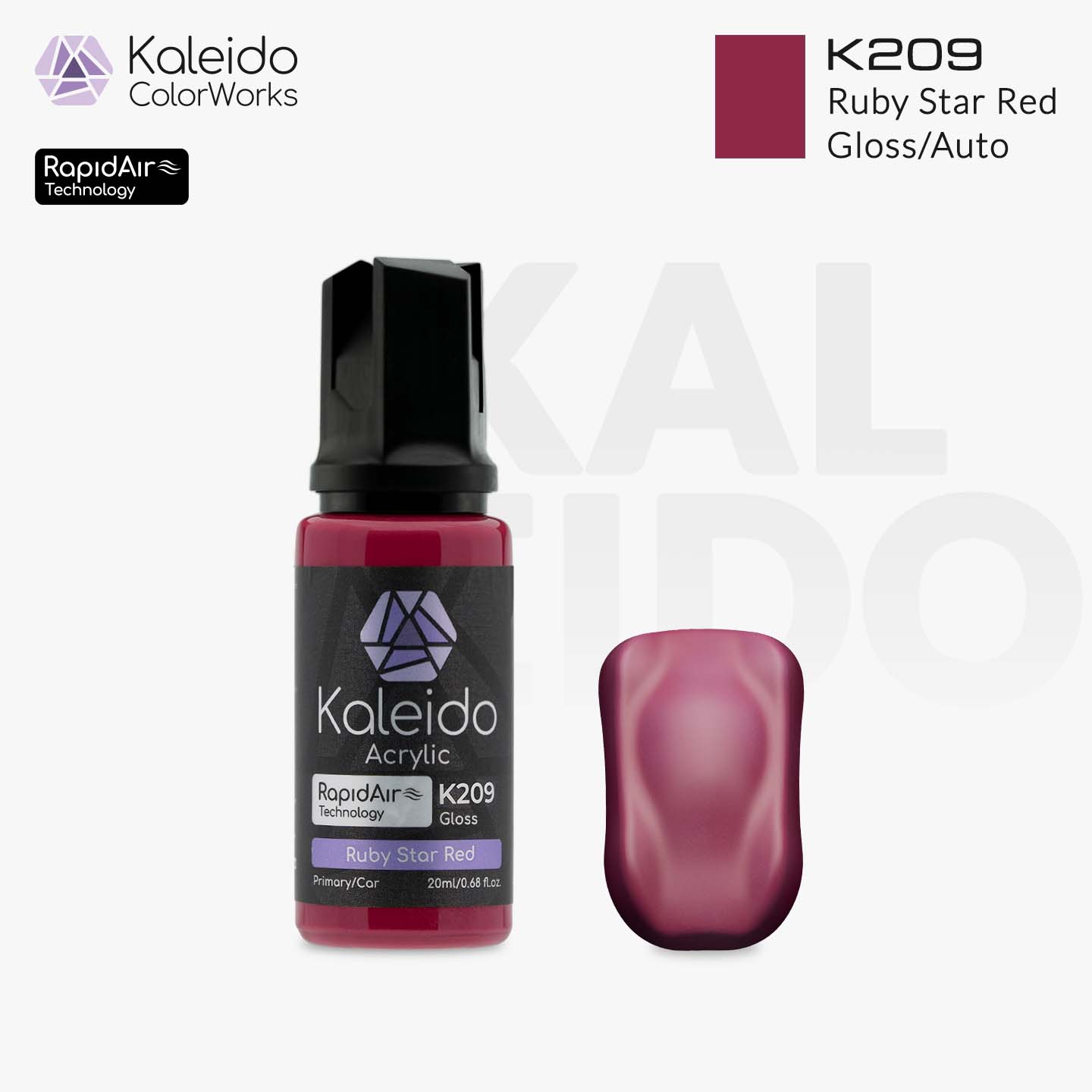 K209 Ruby Star Red