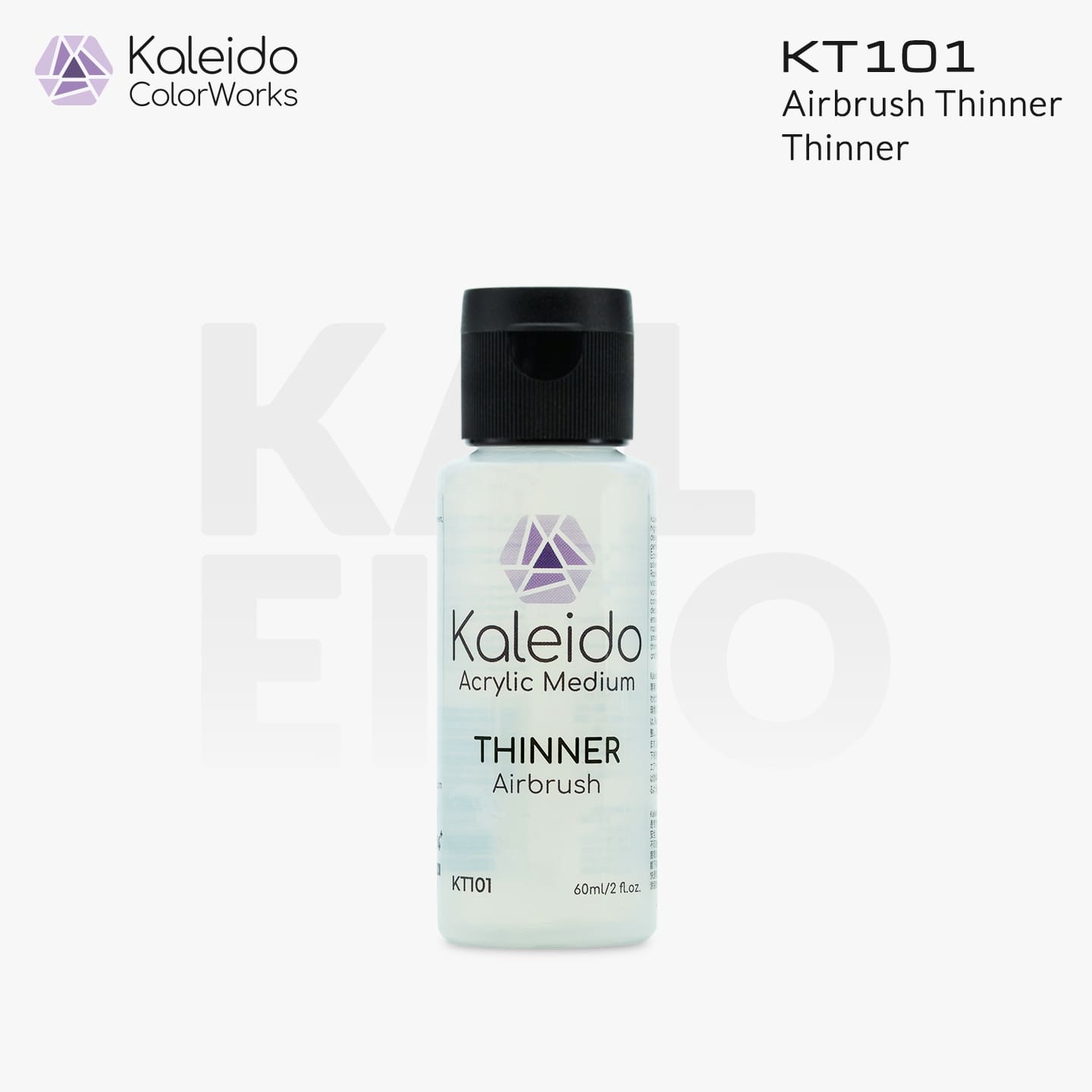 Kaleido Colorworks Water-Based Paint KT201 Airbrush Thinner 210ml