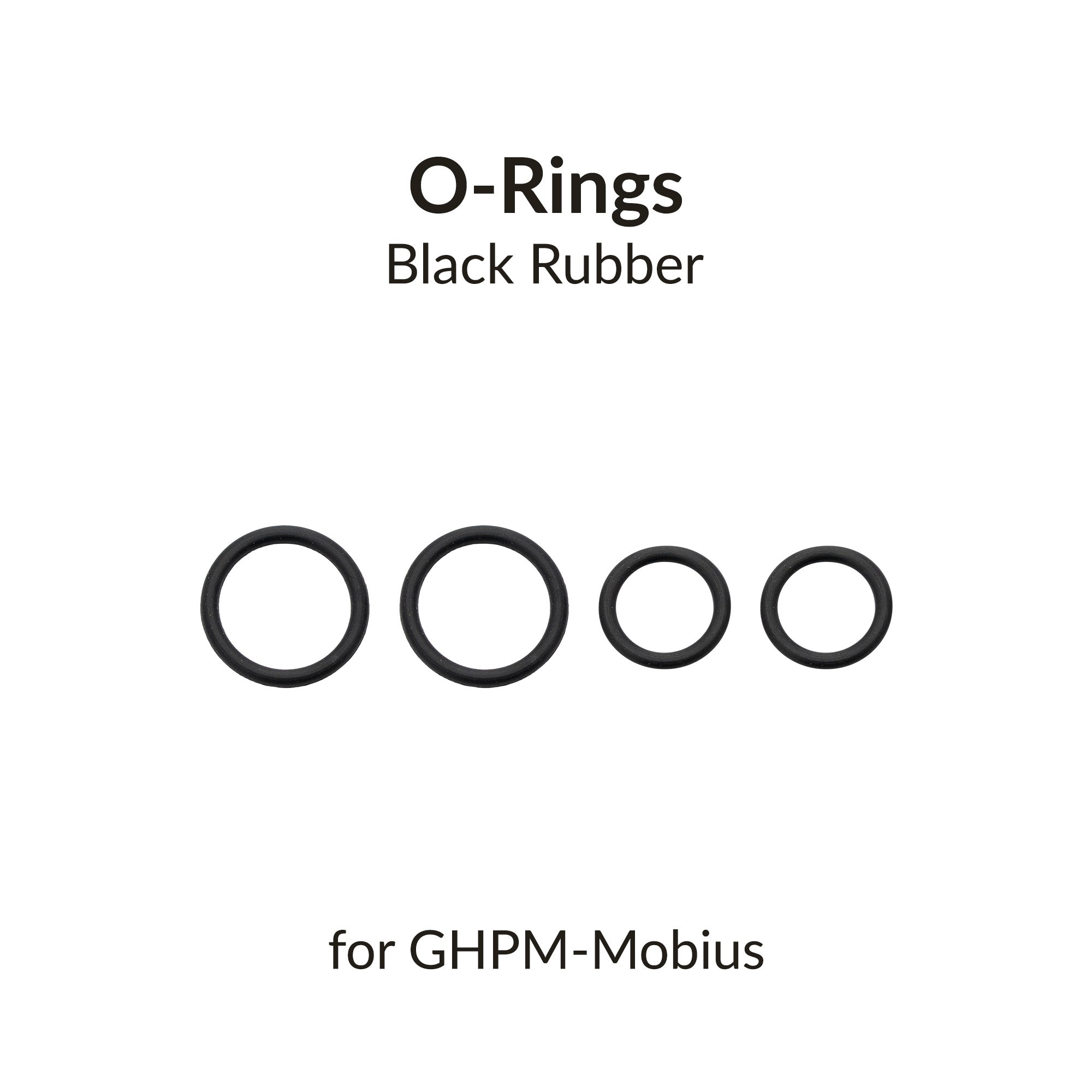 Black O-Rings for Mobius TG
